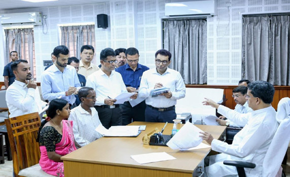 Tripura CM Dr Manik Saha interact with common people in 